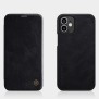 Husa pentru iPhone 12 / 12 Pro - Nillkin QIN Leather Case - Black