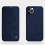 Husa pentru Phone 12 Pro Max - Nillkin QIN Leather Case - Blue