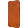 Husa pentru iPhone 12 Pro Max - Nillkin QIN Leather Case - Brown