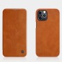 Husa pentru iPhone 12 Pro Max - Nillkin QIN Leather Case - Brown