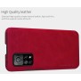 Husa pentru Xiaomi Mi 10T 5G / Mi 10T Pro 5G - Nillkin QIN Leather Case - Red