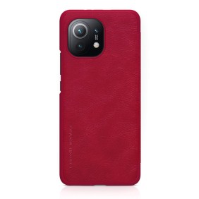Husa pentru Xiaomi Mi 11 - Nillkin QIN Leather Case - Red