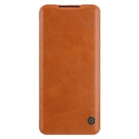 Husa pentru Xiaomi Mi 10T Lite 5G - Nillkin QIN Leather Case - Brown