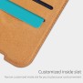 Husa pentru Xiaomi Mi 10T Lite 5G - Nillkin QIN Leather Case - Brown