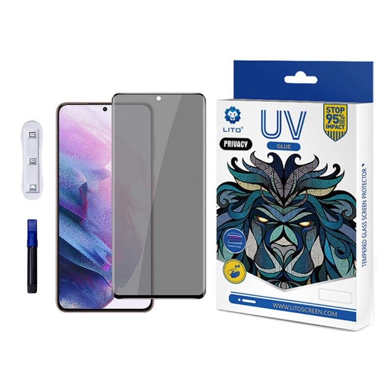 Folie pentru Samsung Galaxy S21 Plus 5G - Lito 3D UV Glass - Privacy