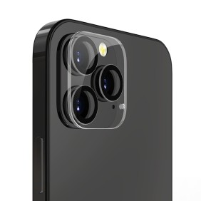 Folie pentru iPhone 12 Pro Max - Lito S+ Camera Glass Protector - Black/Transparent
