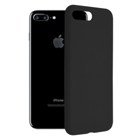 Husa pentru iPhone 7 Plus / 8 Plus - Techsuit Soft Edge Silicone - Black
