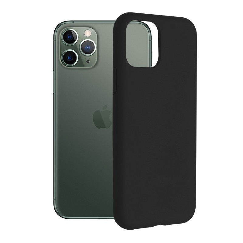 Husa pentru iPhone 11 Pro - Techsuit Soft Edge Silicone - Black