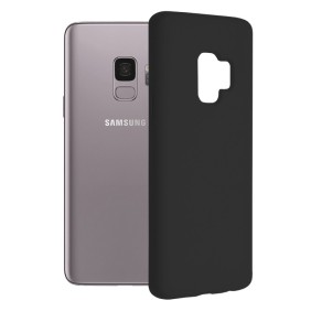 Husa pentru Samsung Galaxy S9 - Techsuit Soft Edge Silicone - Black