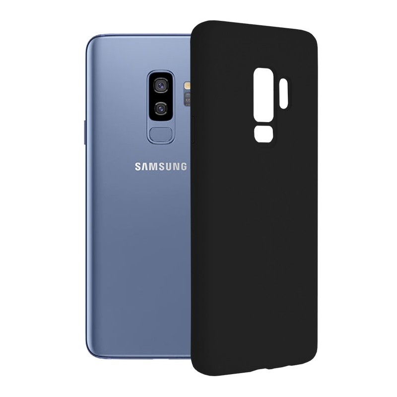 Husa pentru Samsung Galaxy S9 Plus - Techsuit Soft Edge Silicone - Black