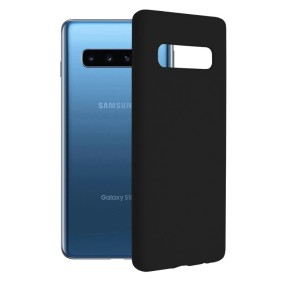 Husa pentru Samsung Galaxy S10 - Techsuit Soft Edge Silicone - Black
