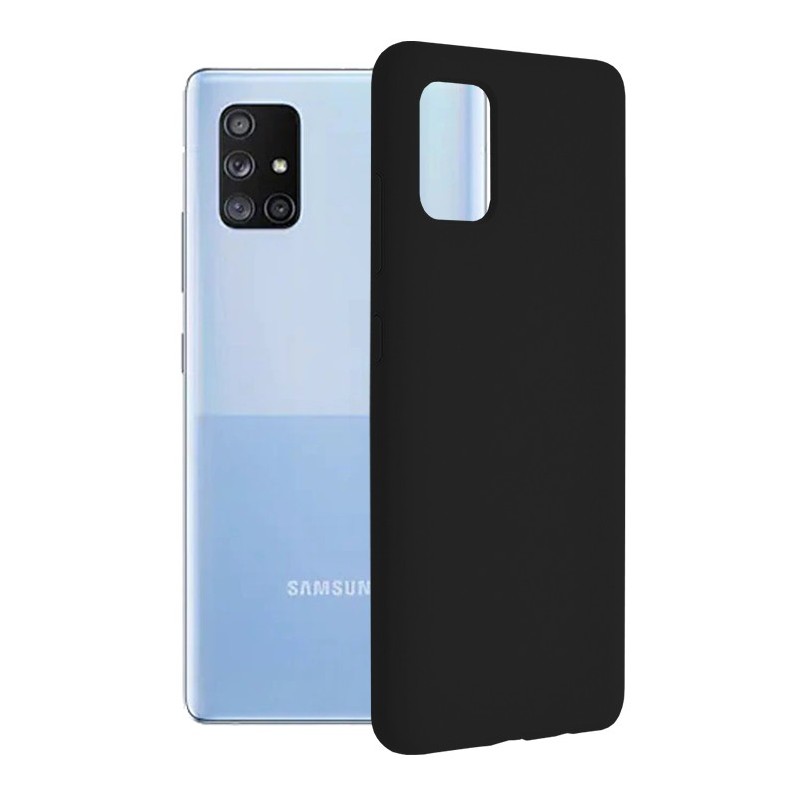 Husa pentru Samsung Galaxy A71 4G - Techsuit Soft Edge Silicone - Black