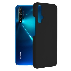 Husa pentru Huawei nova 5T / Honor 20 - Techsuit Soft Edge Silicone - Black