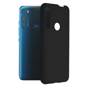 Husa pentru Motorola One Fusion Plus - Techsuit Soft Edge Silicone - Black