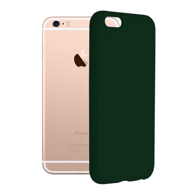 Husa pentru iPhone 6 / 6S - Techsuit Soft Edge Silicone - Dark Green