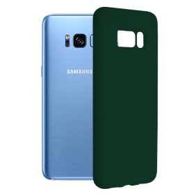 Husa pentru Samsung Galaxy S8 Plus - Techsuit Soft Edge Silicone - Dark Green