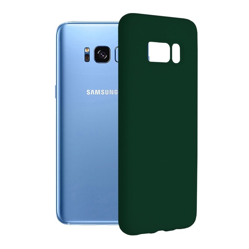 Husa pentru Samsung Galaxy S8 Plus - Techsuit Soft Edge Silicone - Dark Green