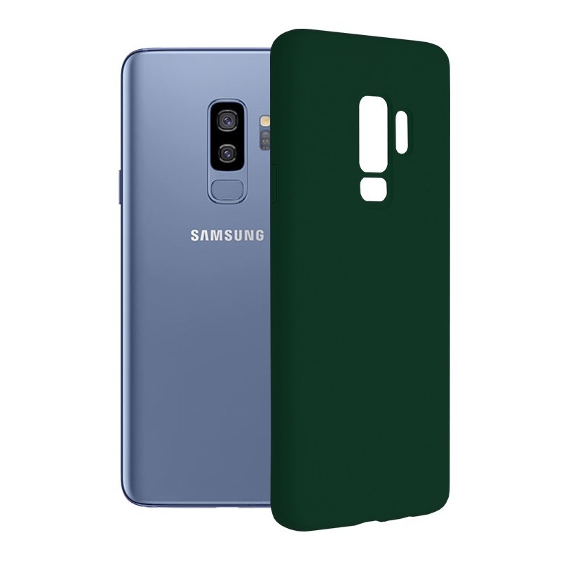 Husa pentru Samsung Galaxy S9 Plus - Techsuit Soft Edge Silicone - Dark Green