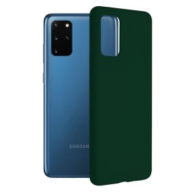 Husa pentru Samsung Galaxy S20 Plus 4G / S20 Plus 5G - Techsuit Soft Edge Silicone - Dark Green