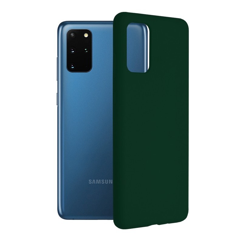 Husa pentru Samsung Galaxy S20 Plus 4G / S20 Plus 5G - Techsuit Soft Edge Silicone - Dark Green