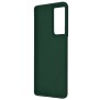 Husa pentru Samsung Galaxy S21 Ultra - Techsuit Soft Edge Silicone - Dark Green