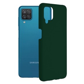Husa pentru Samsung Galaxy A12 / A12 Nacho - Techsuit Soft Edge Silicone - Dark Green