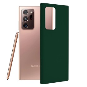 Husa pentru Samsung Galaxy Note 20 Ultra / Note 20 Ultra 5G - Techsuit Soft Edge Silicone - Dark Green