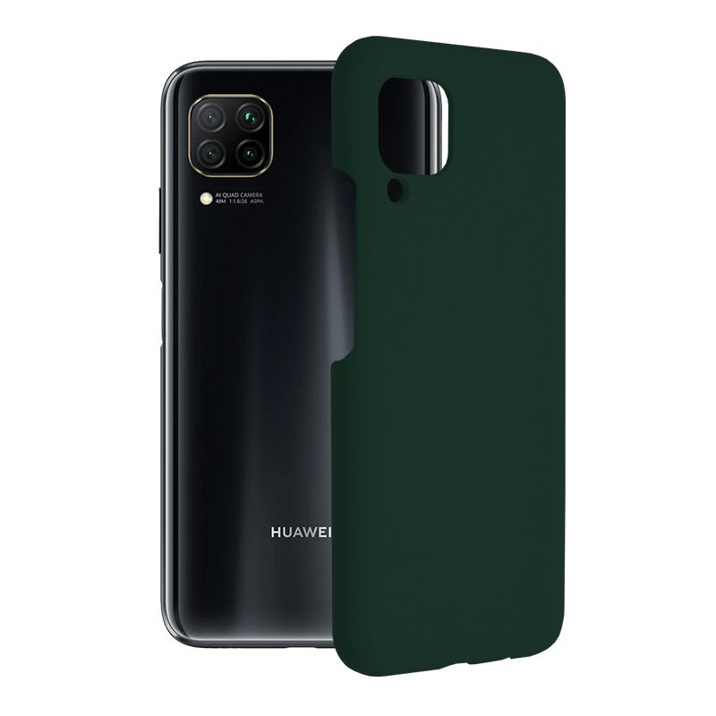 Husa pentru Huawei P40 Lite - Techsuit Soft Edge Silicone - Dark Green