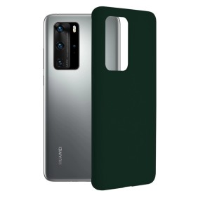 Husa pentru Huawei P40 Pro - Techsuit Soft Edge Silicone - Dark Green