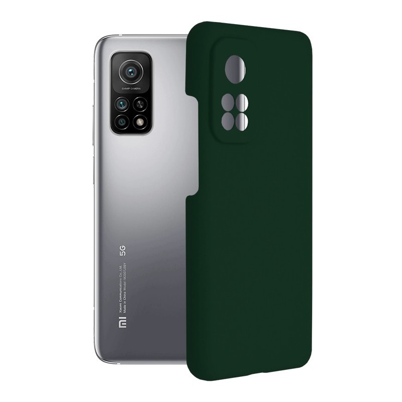 Husa pentru Xiaomi Mi 10T 5G / Mi 10T Pro 5G - Techsuit Soft Edge Silicone - Dark Green