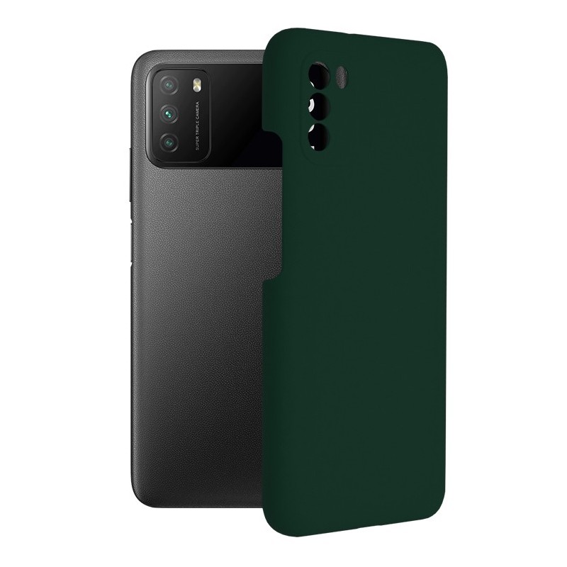 Husa pentru Xiaomi Poco M3 - Techsuit Soft Edge Silicone - Dark Green
