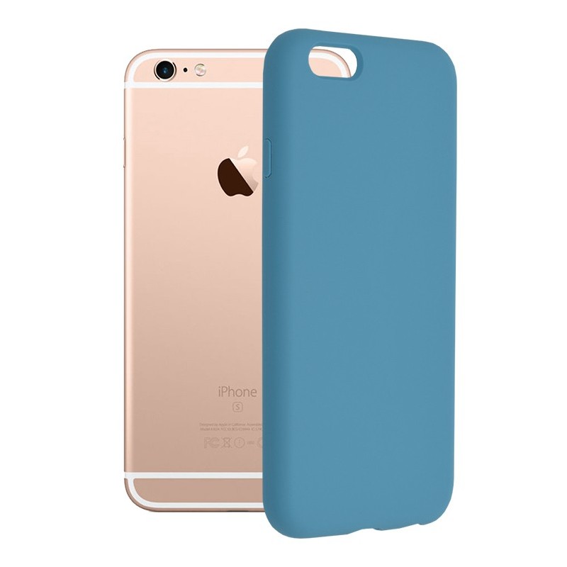 Husa pentru iPhone 6 / 6S - Techsuit Soft Edge Silicone - Denim Blue