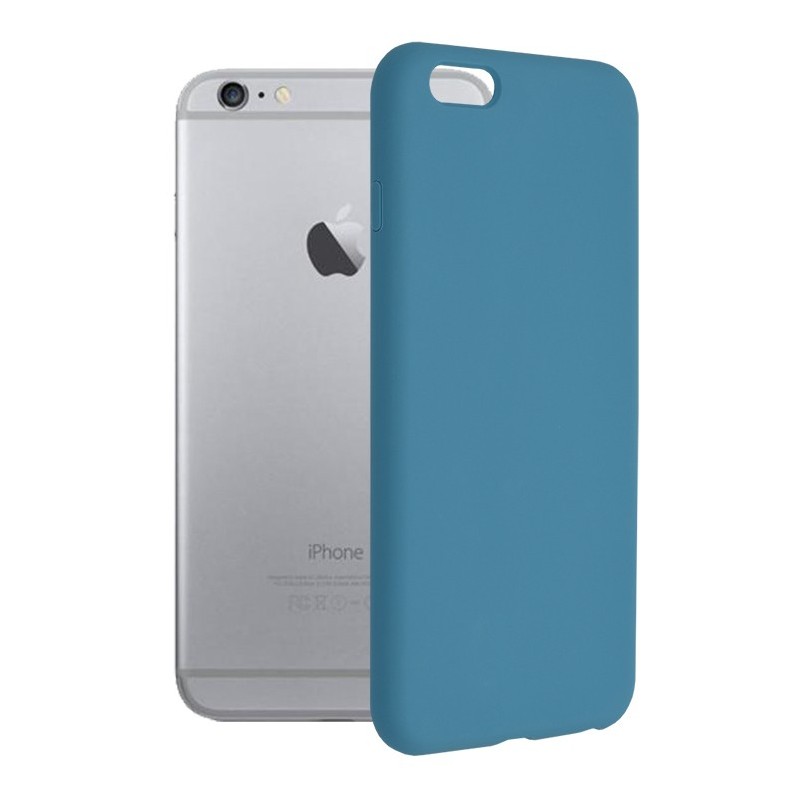 Husa pentru iPhone 6 Plus / 6s Plus - Techsuit Soft Edge Silicone - Denim Blue