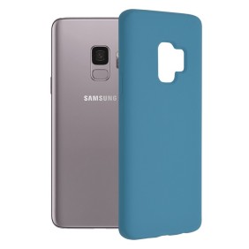 Husa pentru Samsung Galaxy S9 - Techsuit Soft Edge Silicone - Denim Blue