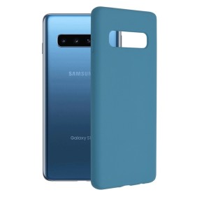 Husa pentru Samsung Galaxy S10 - Techsuit Soft Edge Silicone - Denim Blue