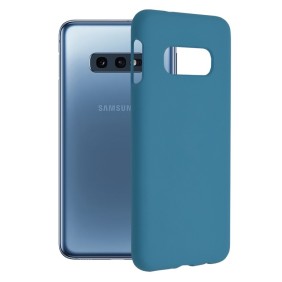 Husa pentru Samsung Galaxy S10e - Techsuit Soft Edge Silicone - Denim Blue