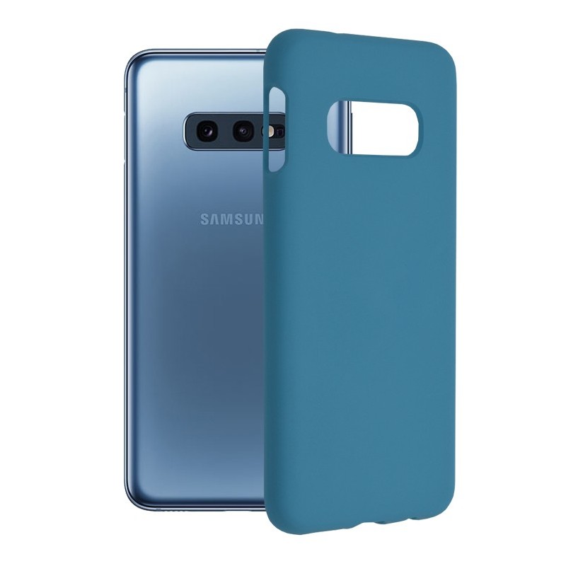 Husa pentru Samsung Galaxy S10e - Techsuit Soft Edge Silicone - Denim Blue