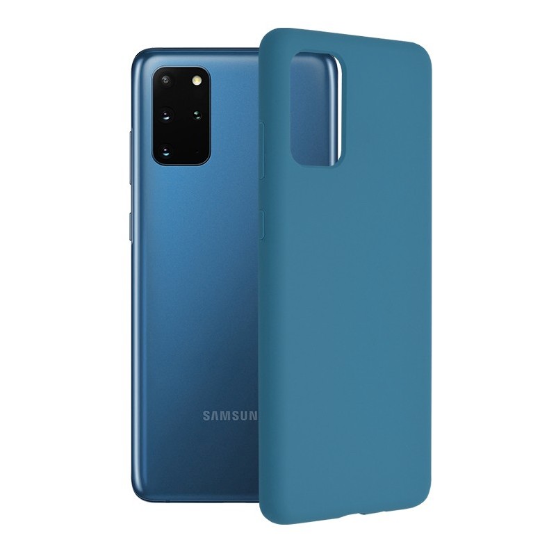 Husa pentru Samsung Galaxy S20 Plus 4G / S20 Plus 5G - Techsuit Soft Edge Silicone - Denim Blue