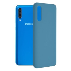 Husa pentru Samsung Galaxy A30s / A50 / A50s - Techsuit Soft Edge Silicone - Denim Blue