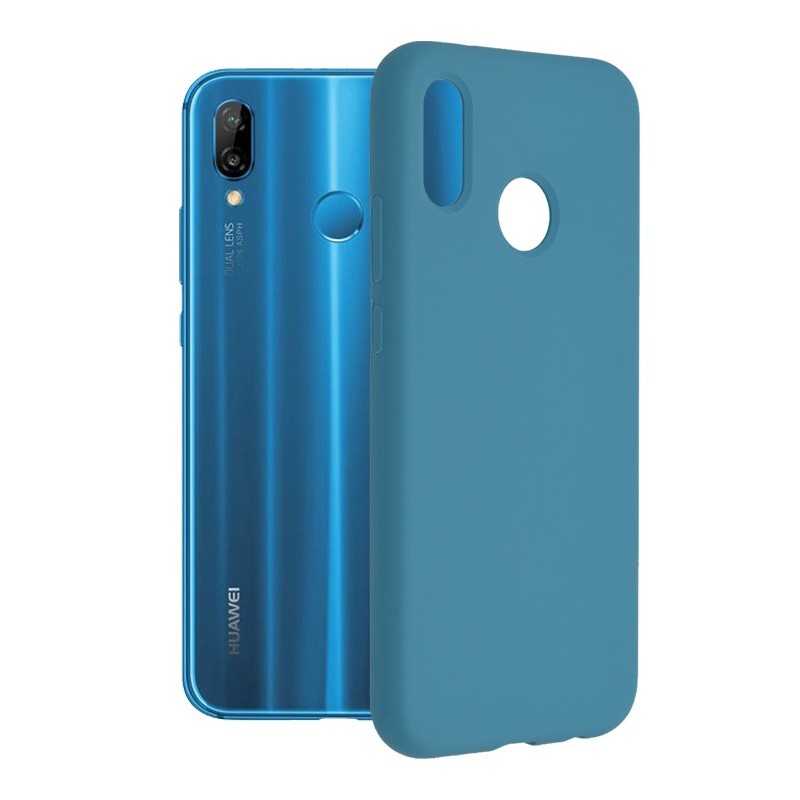Husa pentru Huawei P20 Lite - Techsuit Soft Edge Silicone - Denim Blue