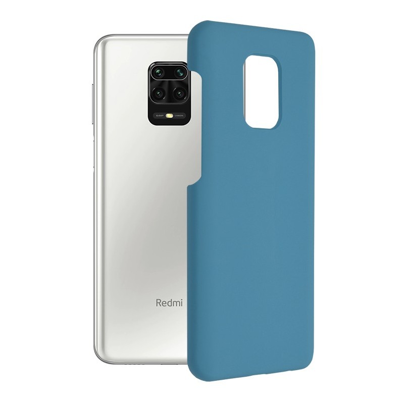 Husa pentru Xiaomi Redmi Note 9S / Note 9 Pro / Note 9 Pro Max - Techsuit Soft Edge Silicone - Denim Blue