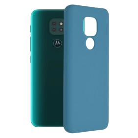 Husa pentru Motorola Moto E7 Plus / Moto G9 Play - Techsuit Soft Edge Silicone - Denim Blue