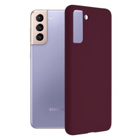 Husa pentru Samsung Galaxy S21 Plus - Techsuit Soft Edge Silicone - Plum Violet