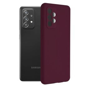 Husa pentru Samsung Galaxy A72 4G / A72 5G - Techsuit Soft Edge Silicone - Plum Violet