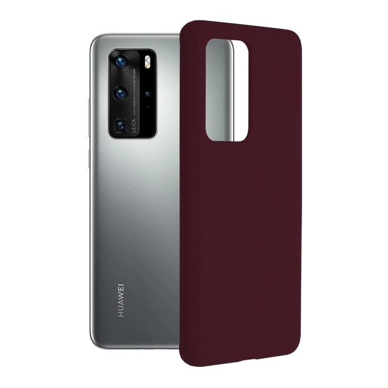 Husa pentru Huawei P40 Pro - Techsuit Soft Edge Silicone - Plum Violet