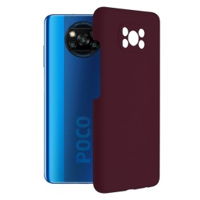 Husa pentru Xiaomi Poco X3 / Poco X3 NFC / Poco X3 Pro - Techsuit Soft Edge Silicone - Plum Violet