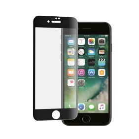 Folie pentru iPhone 7 / 8 / SE 2, SE 2020 / SE 3, SE 2022 - Mocolo 3D Curved Full Glue Glass - Black