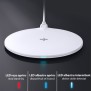 Incarcator Wireless 15W - USAMS Ultra Thin Fast Charger (US-CD149) - White