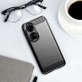 Husa pentru Huawei P50 - Techsuit Carbon Silicone - Black