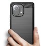 Husa pentru Xiaomi Mi 11 - Techsuit Carbon Silicone - Black